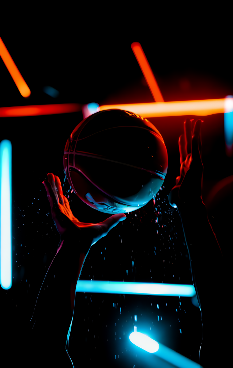 Neon basketball