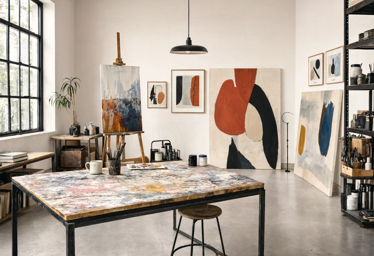 Modern Art Studio