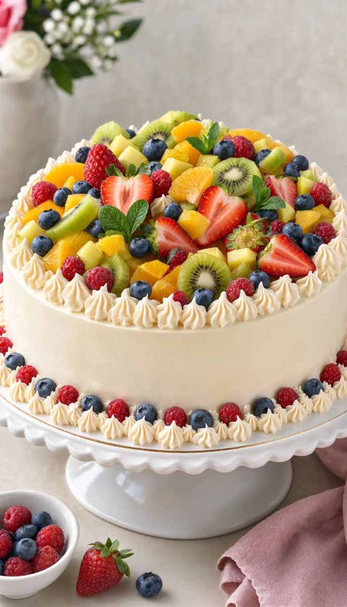 Fruity Cream Cake