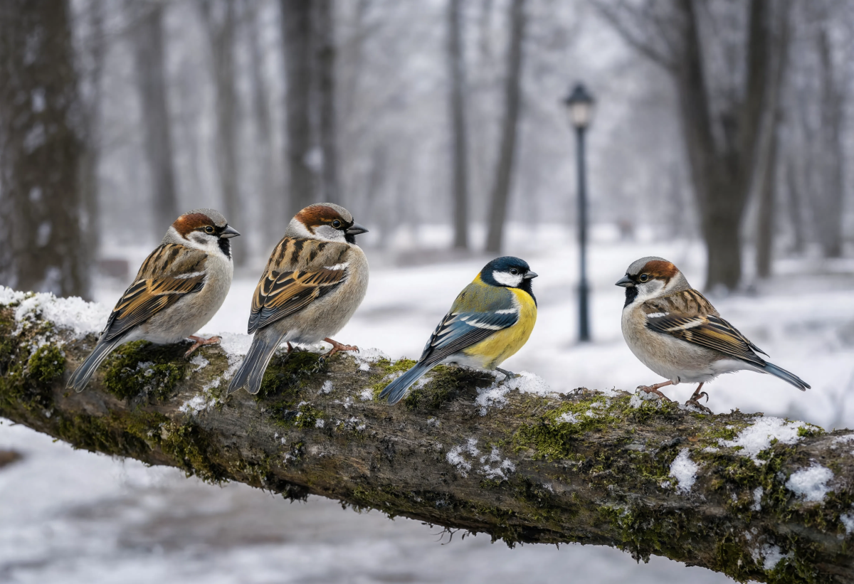 Winter Birds Branch