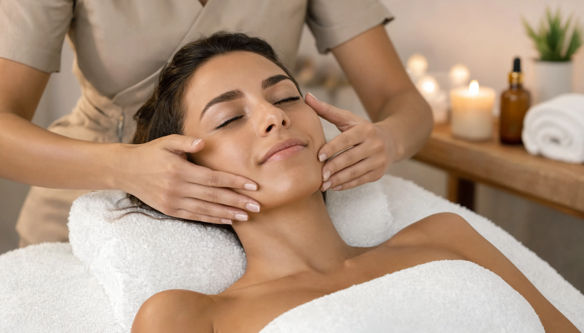 Spa Face Massage