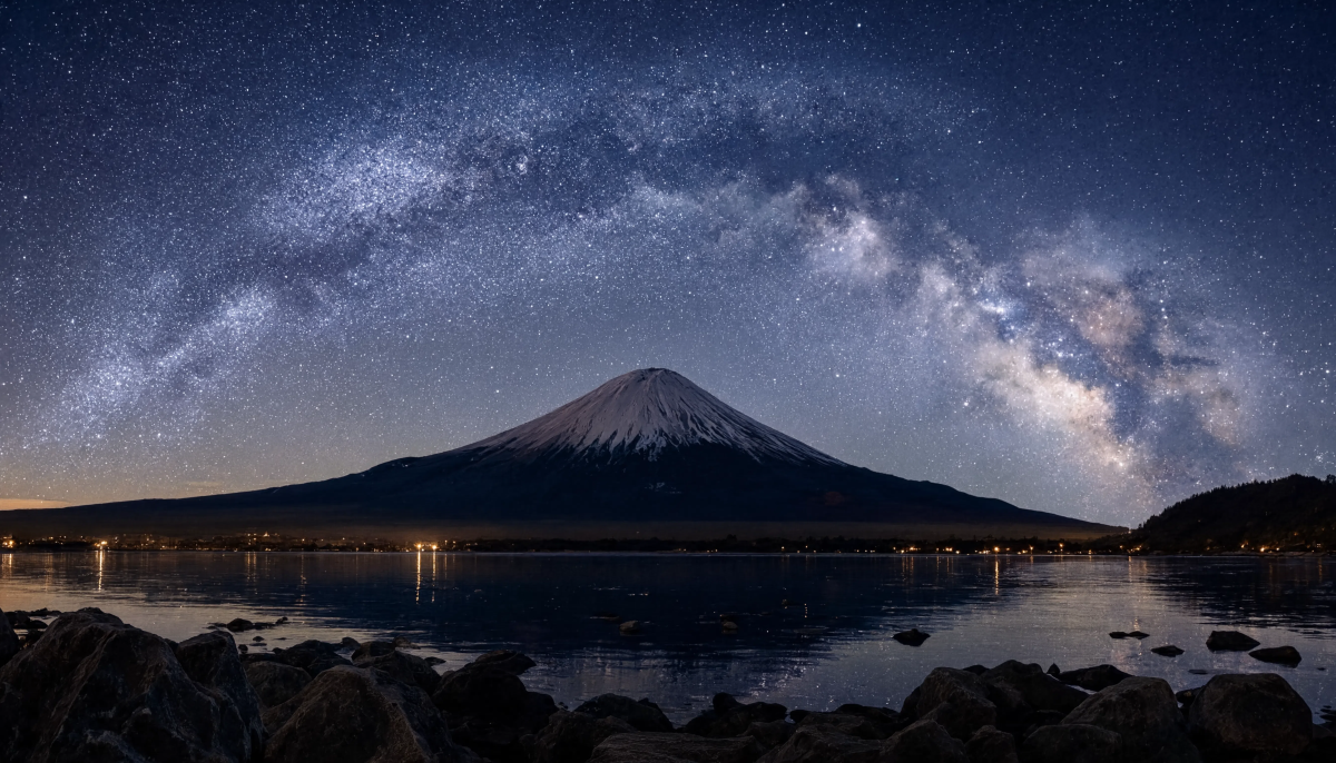 Fuji Milky Way Night
