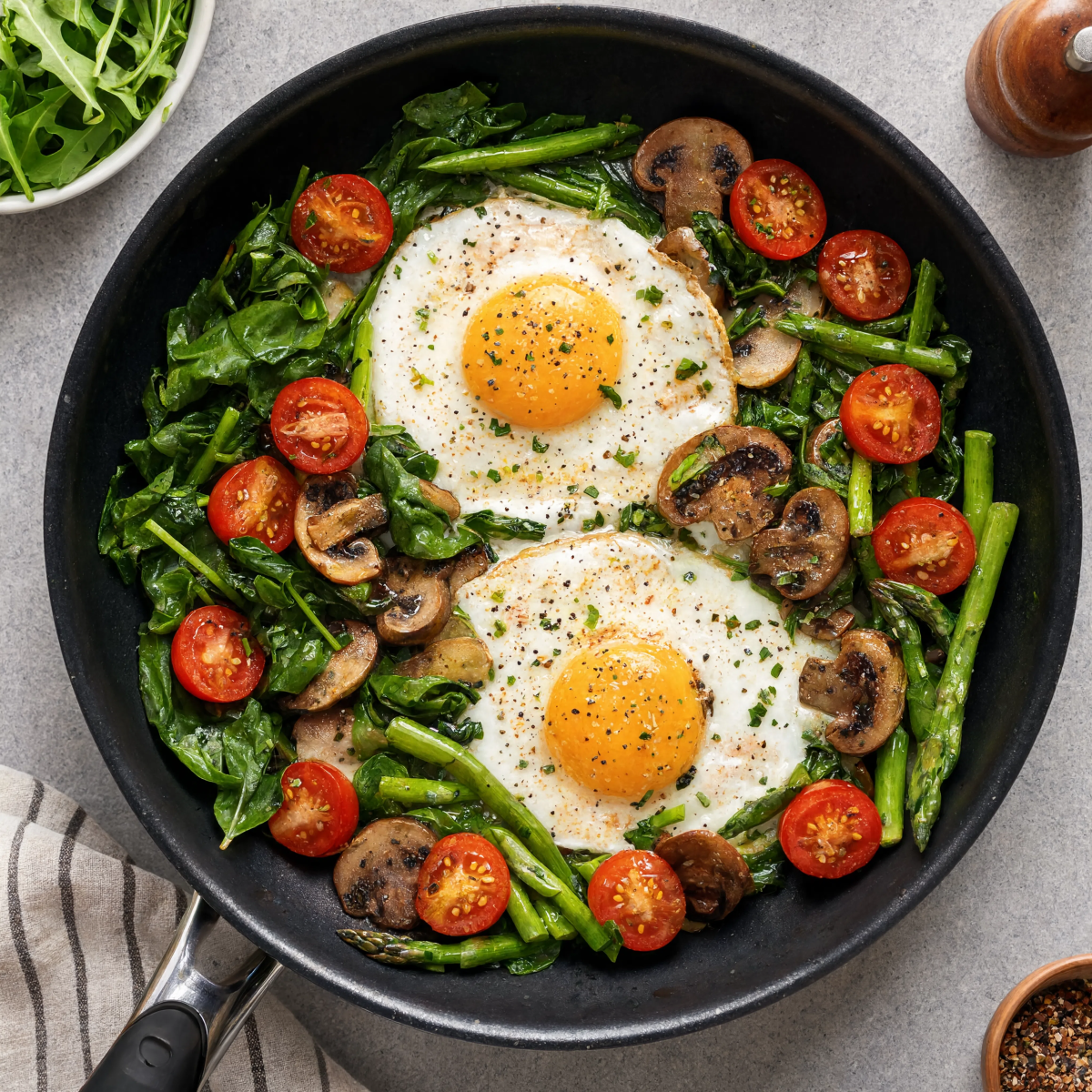 Breakfast Skillet Top View