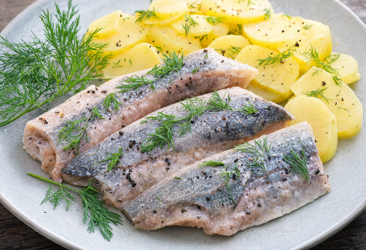Herring With Potatoes   Dill
