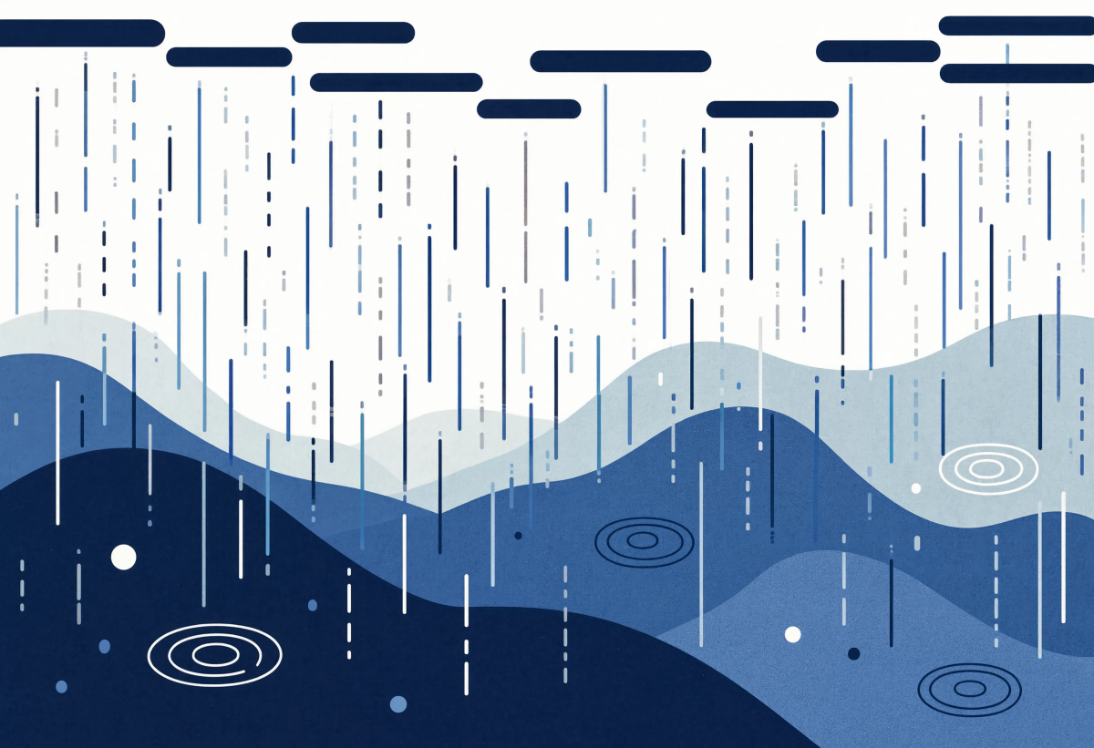 Abstract rain vector art wallpaper