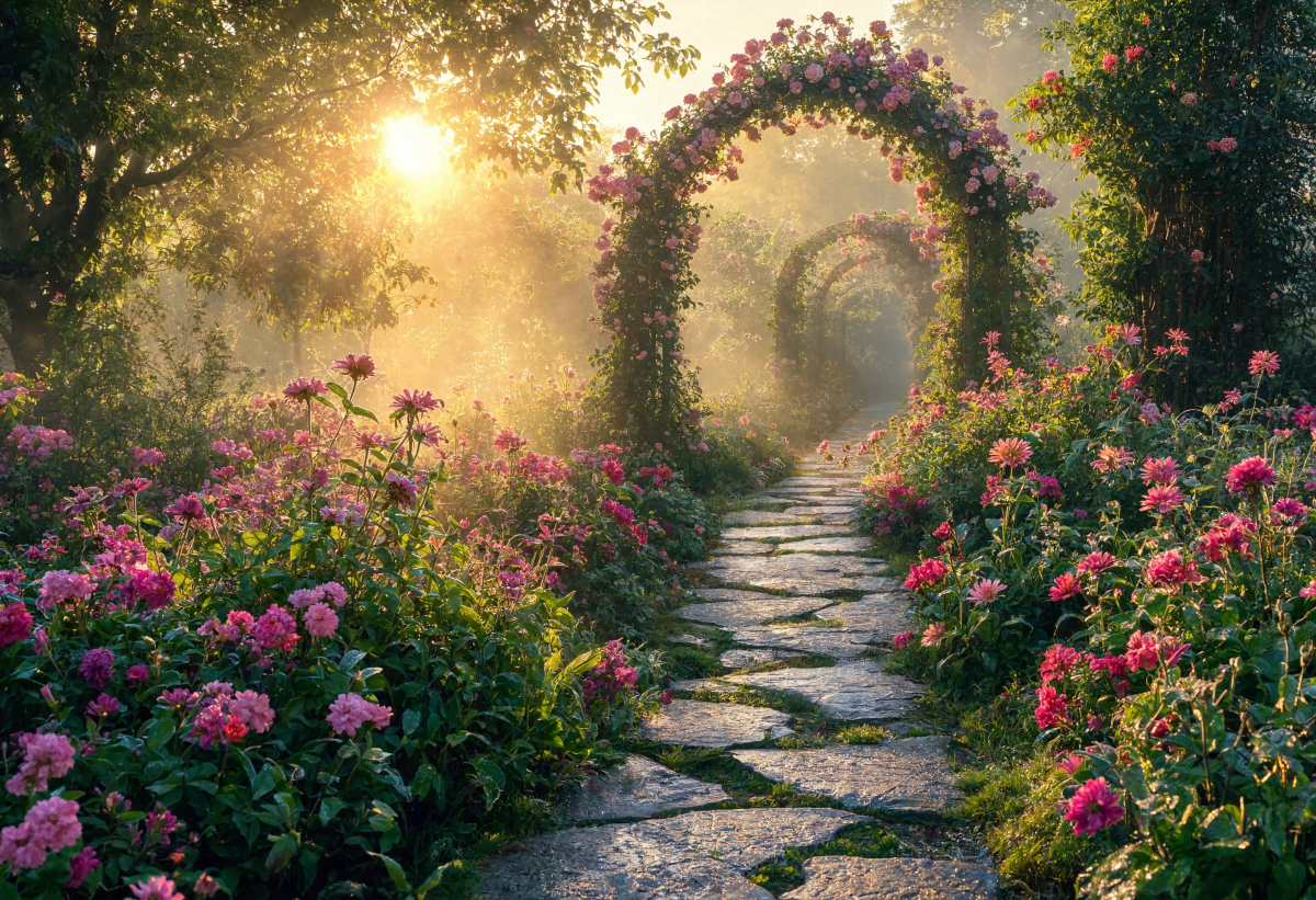 Beautiful Garden Morning 2