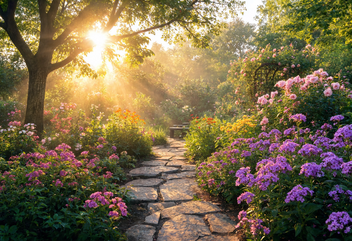 Beautiful Garden Morning