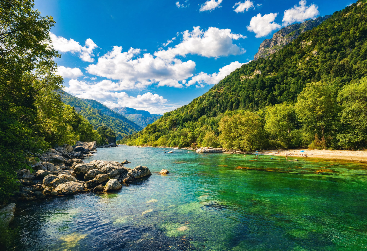 Beautiful River Scene