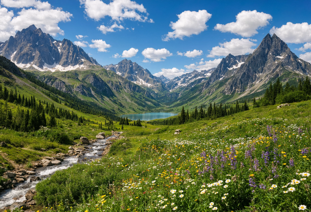 Beautiful Mountain Landscape