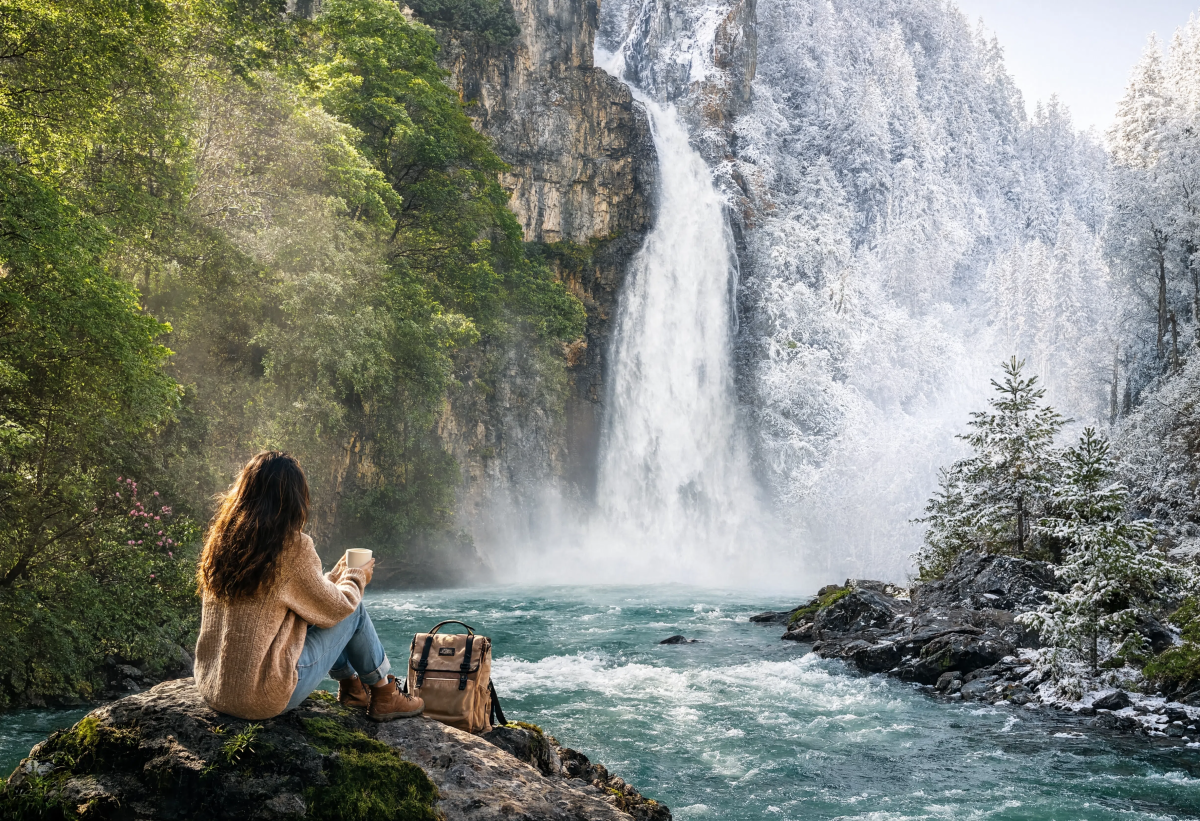 Beautiful Waterfall Lifestyle