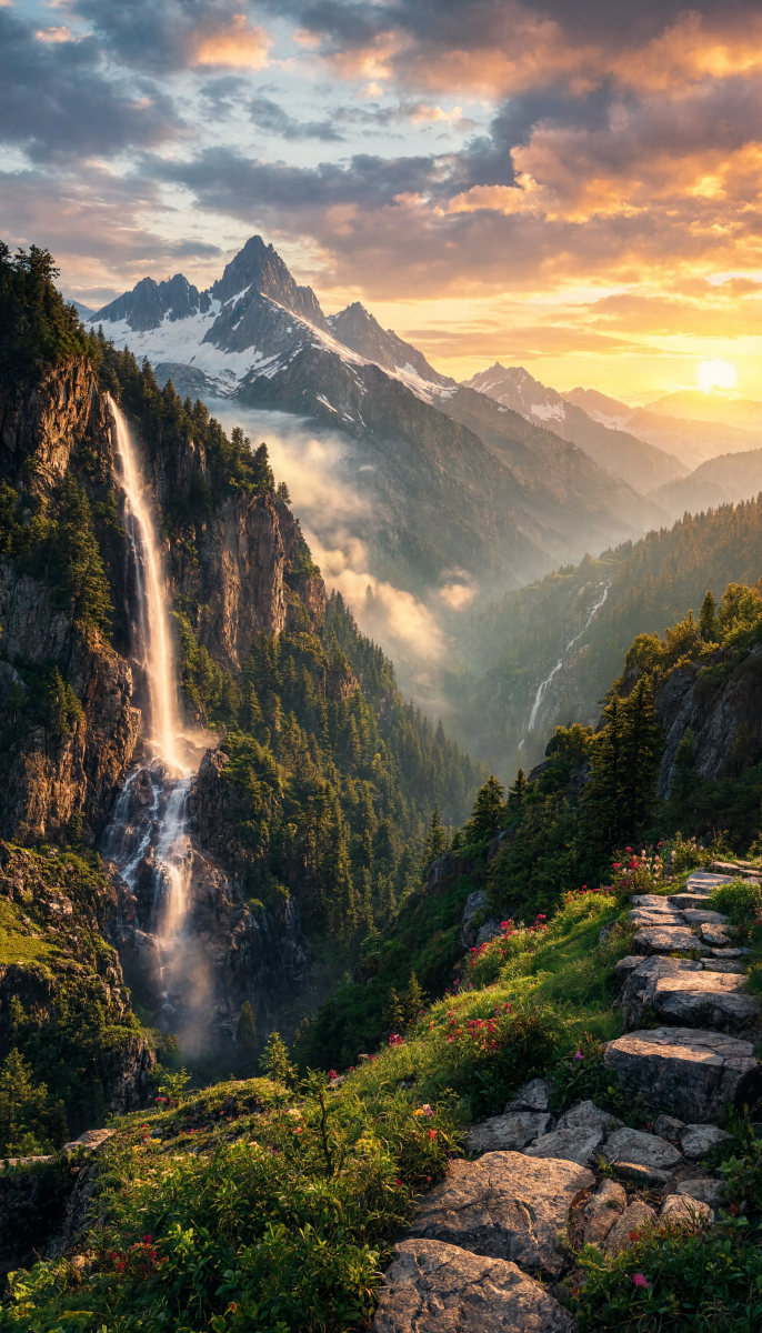 Beautiful Travel Composition