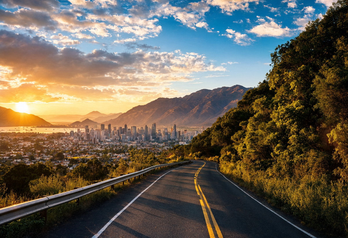 Beautiful Road Scene