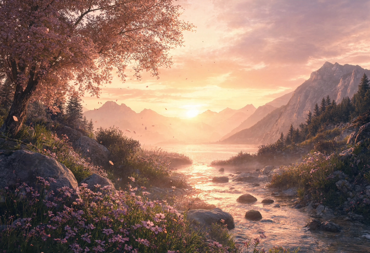 Dreamy Nature Landscape