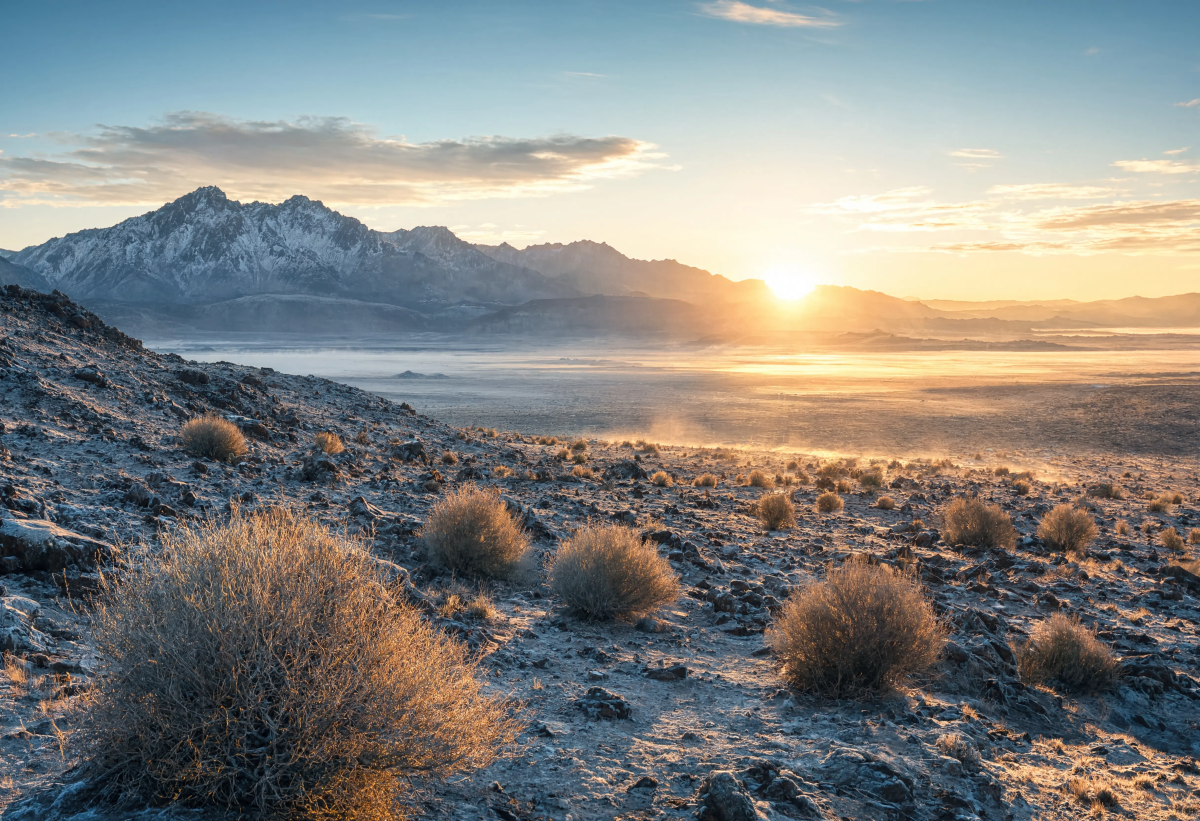 Beautiful Desert Morning