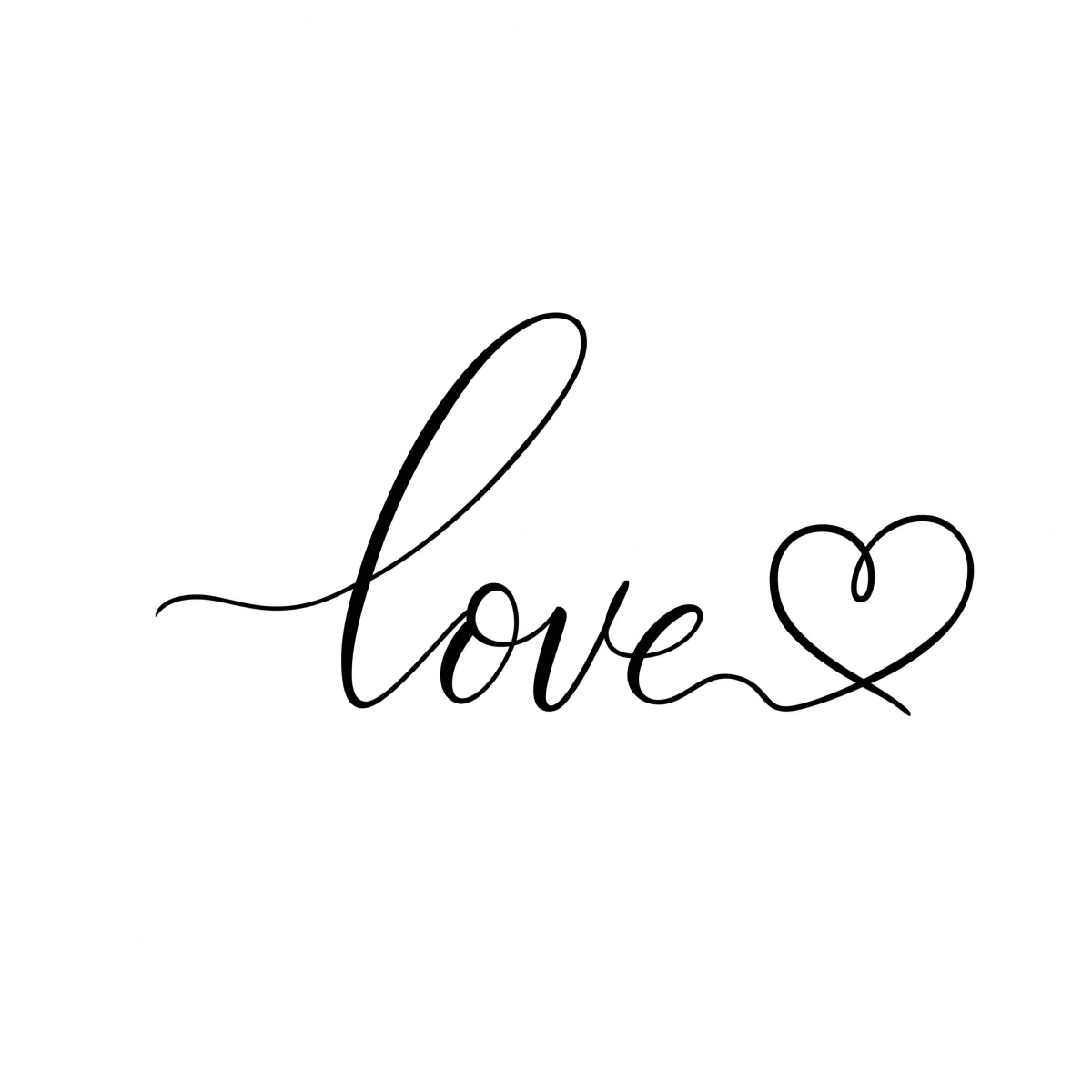 Minimalist Love Design