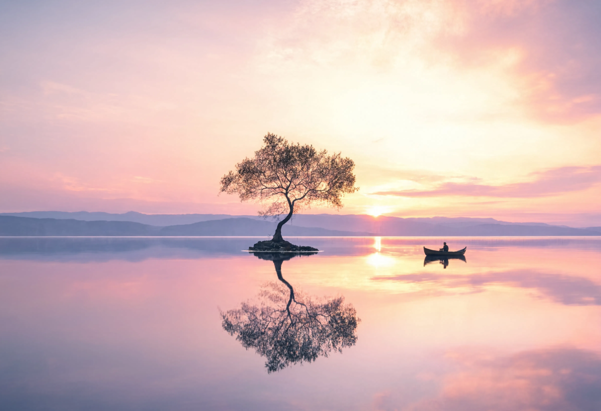 Beautiful Sunrise Reflection