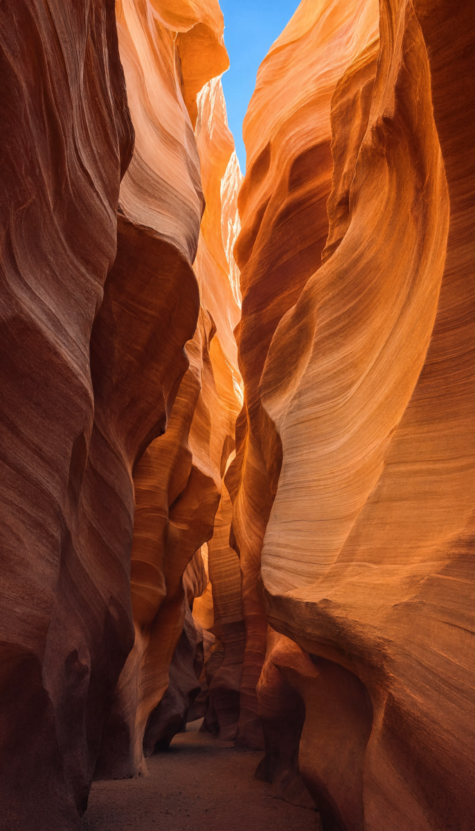 Antelope Canyon Vertical Shot