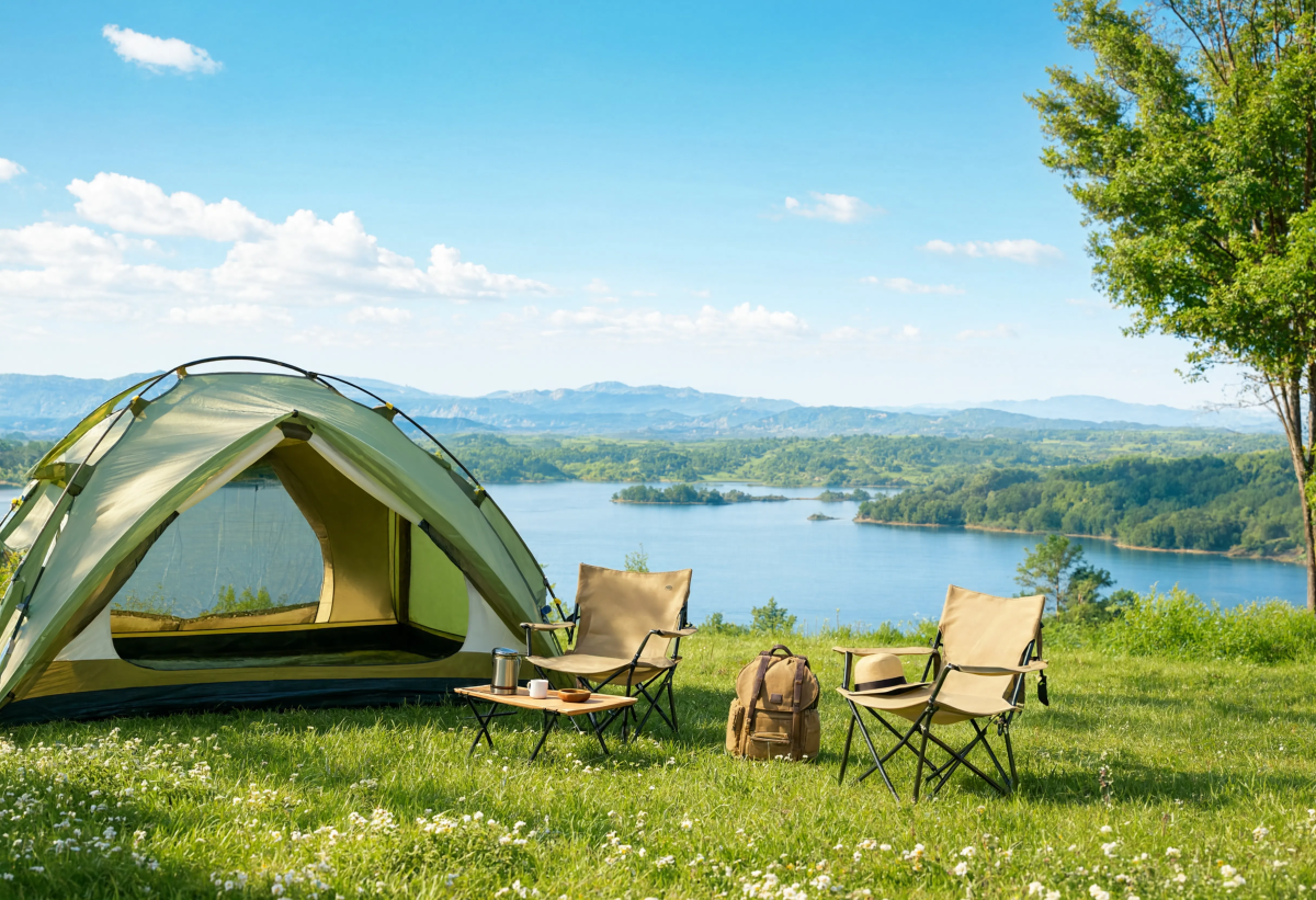 Bright Camping Concept