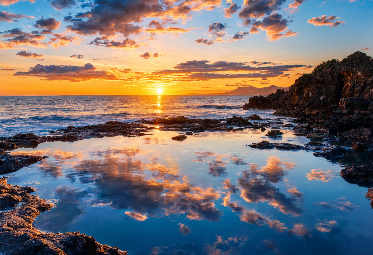 Ocean Reflection Wallpaper