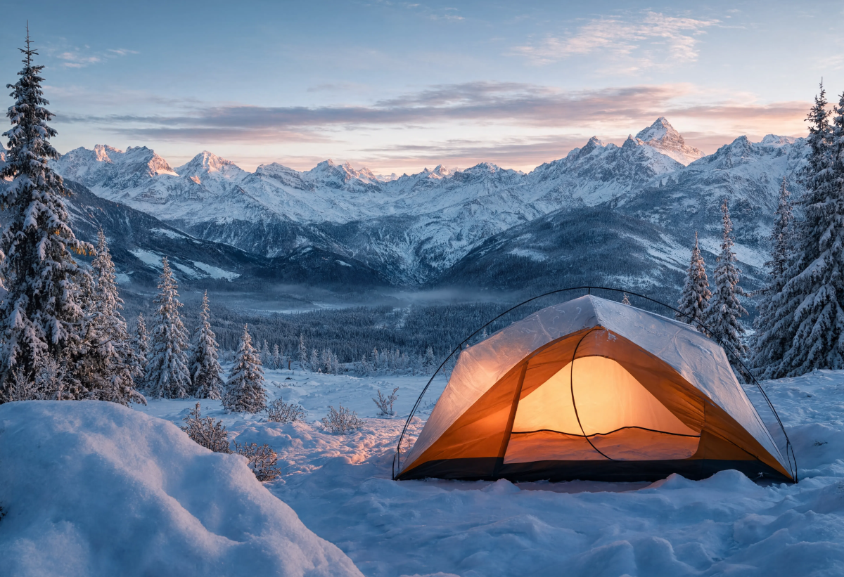 Beautiful Camping Background