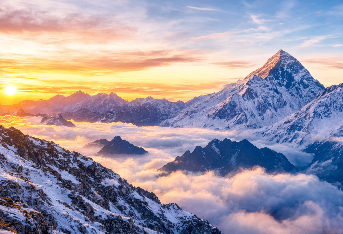 Beautiful mountain dream
