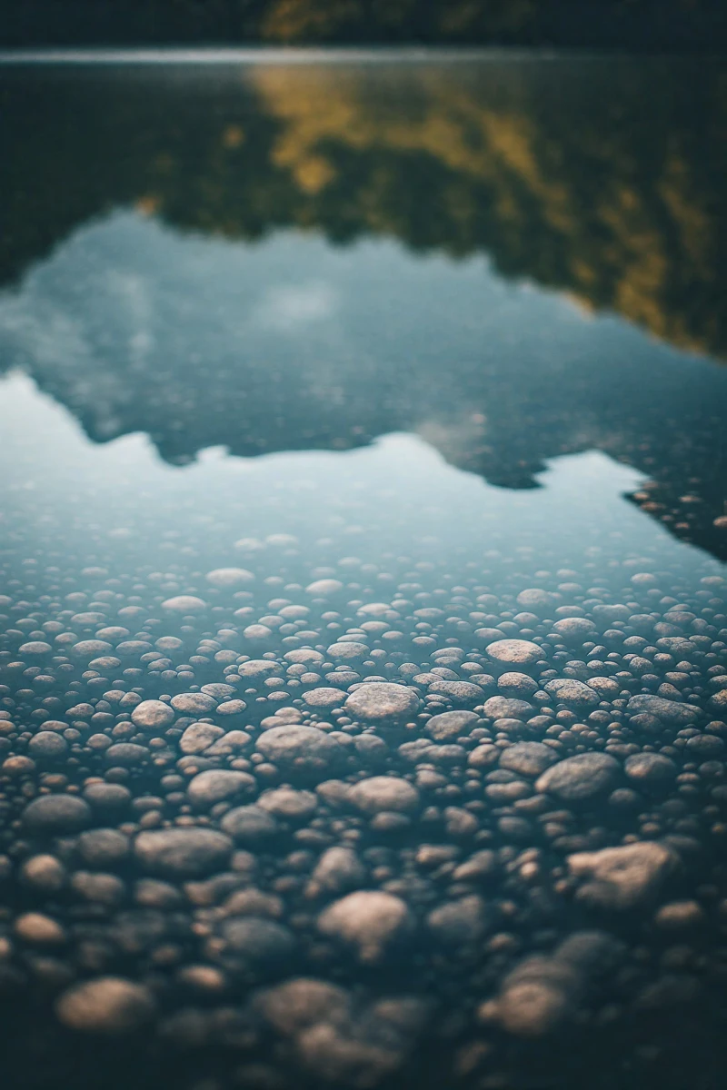 Clear Lake Water Reflection