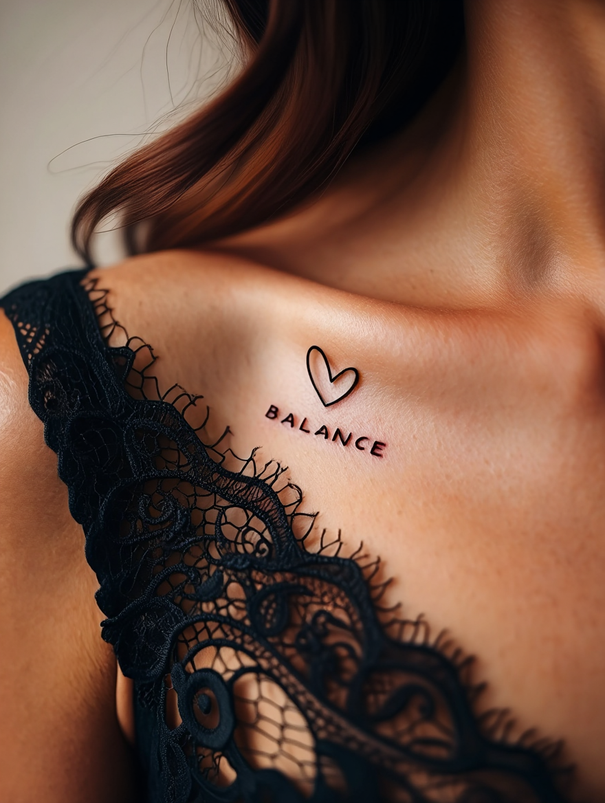 minimal tattoo BALANCE