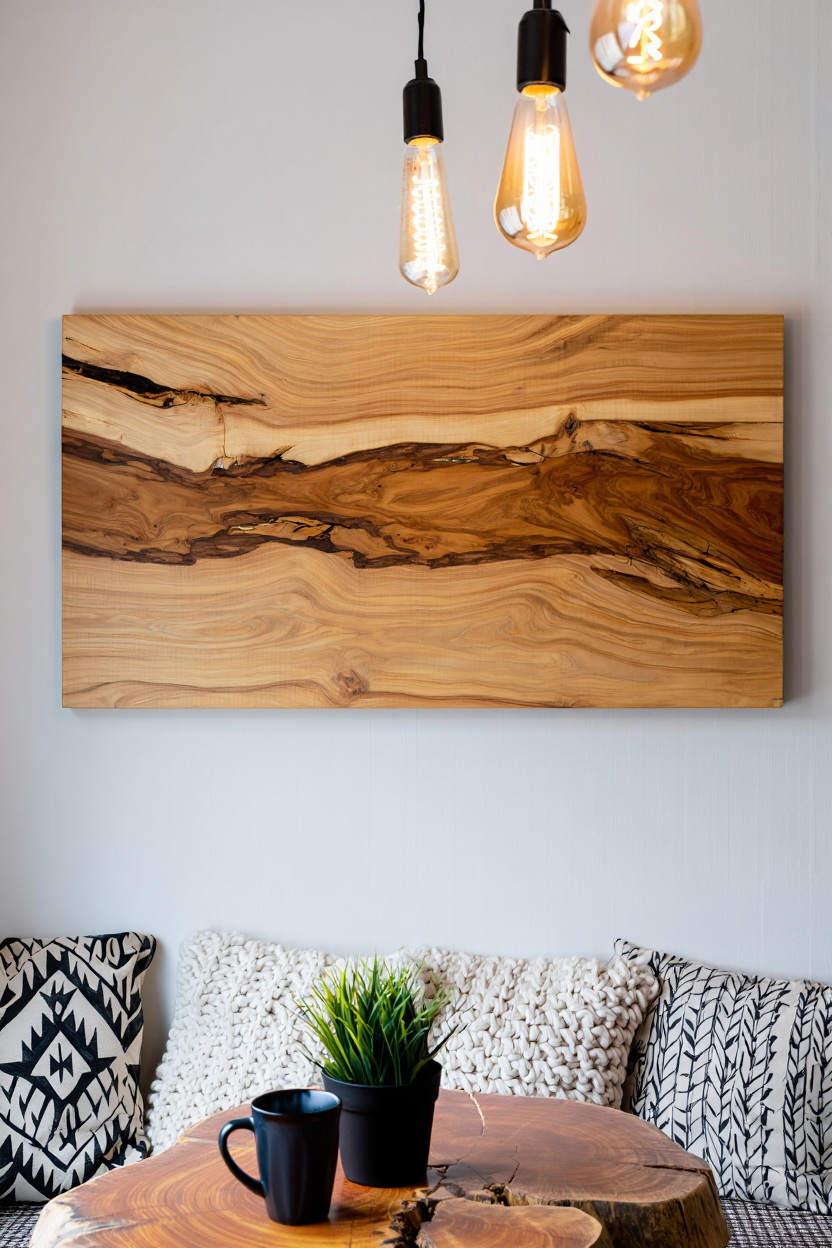 A modern rustic interior