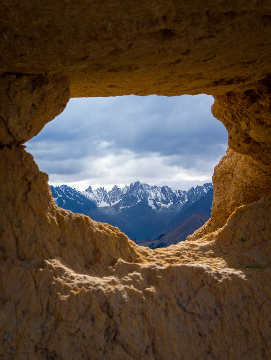 A dramatic landscape photography