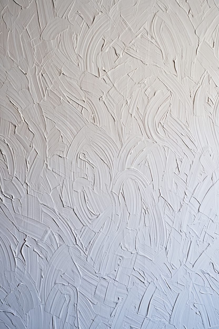 White interior wall surface