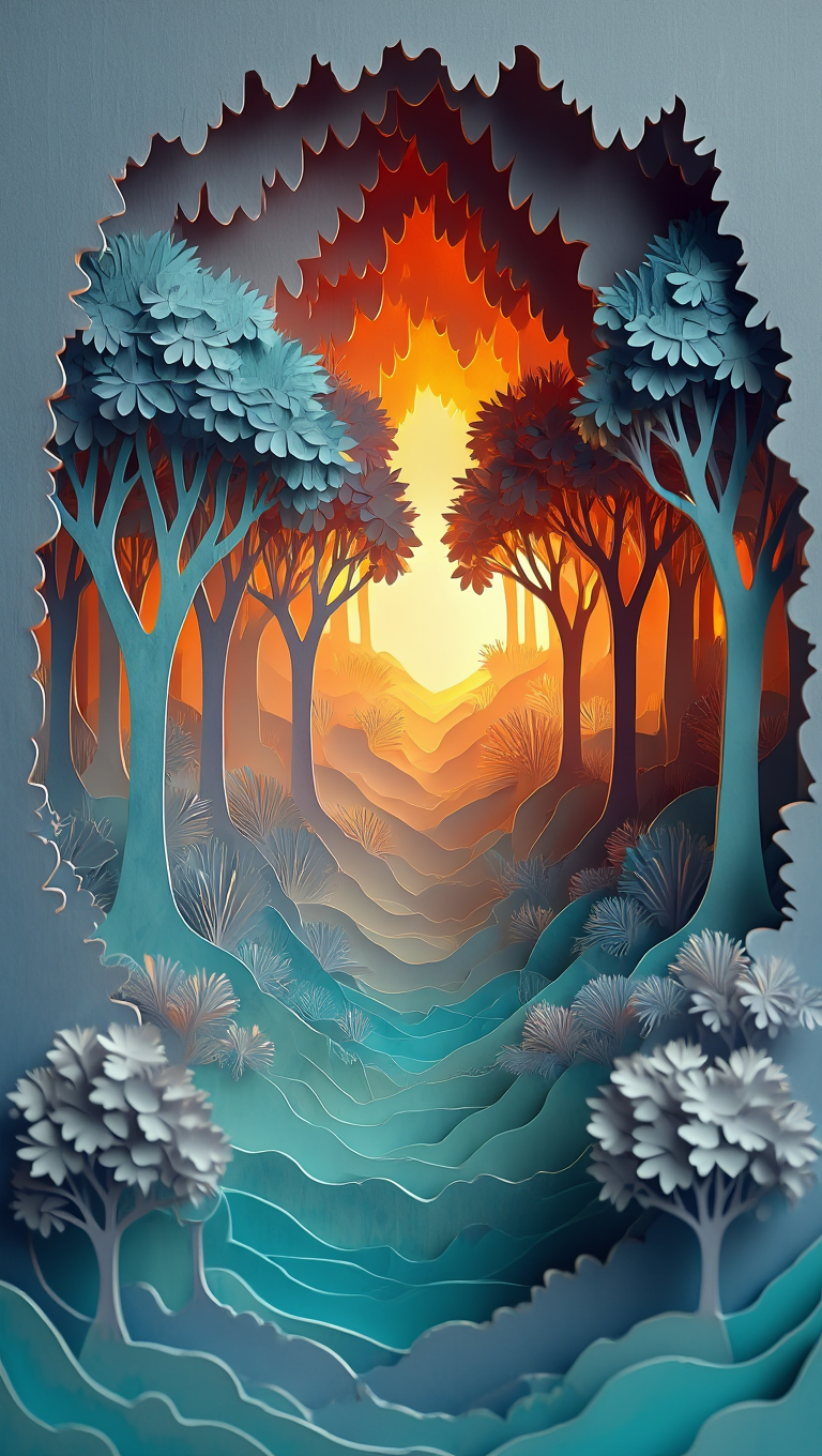 A digitally rendered 3D artwork