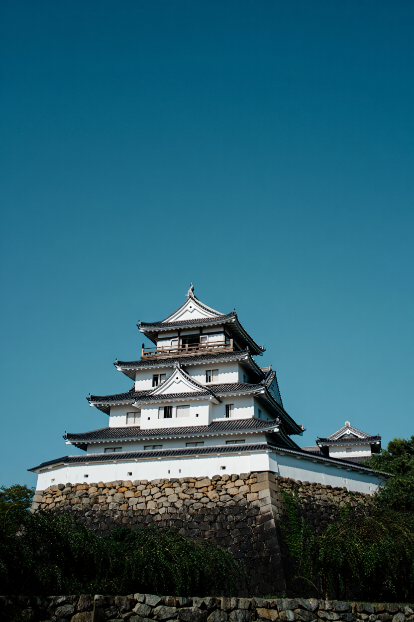 A traditional Japanese castle