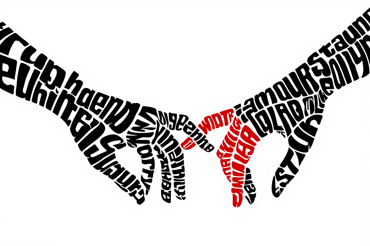 Typography artwork love