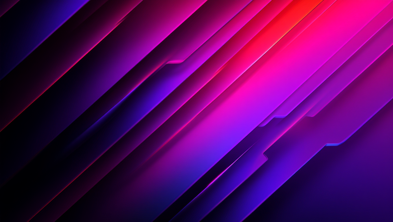 Abstract digital art across a gradient background