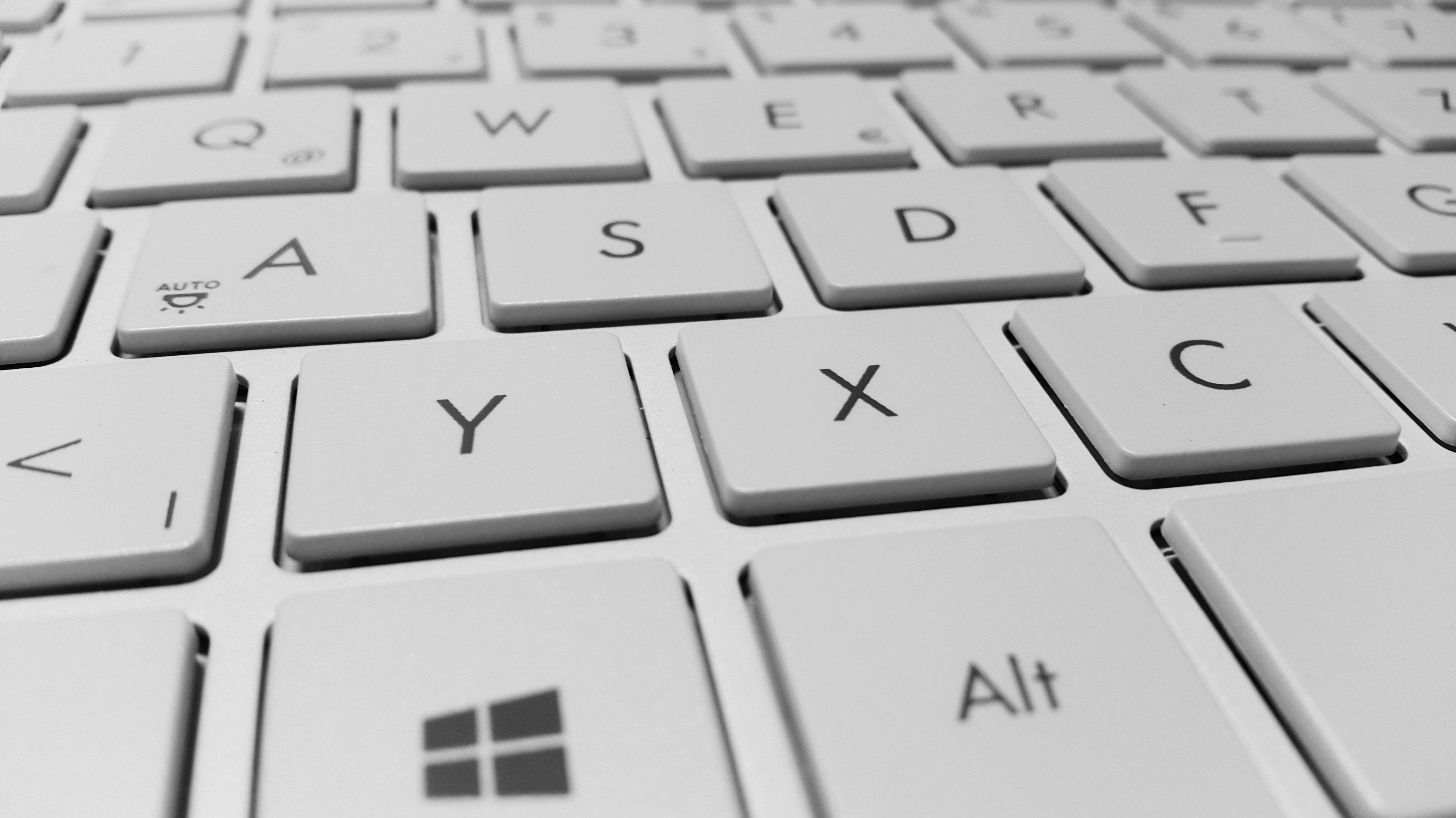 Keyboard buttons letters