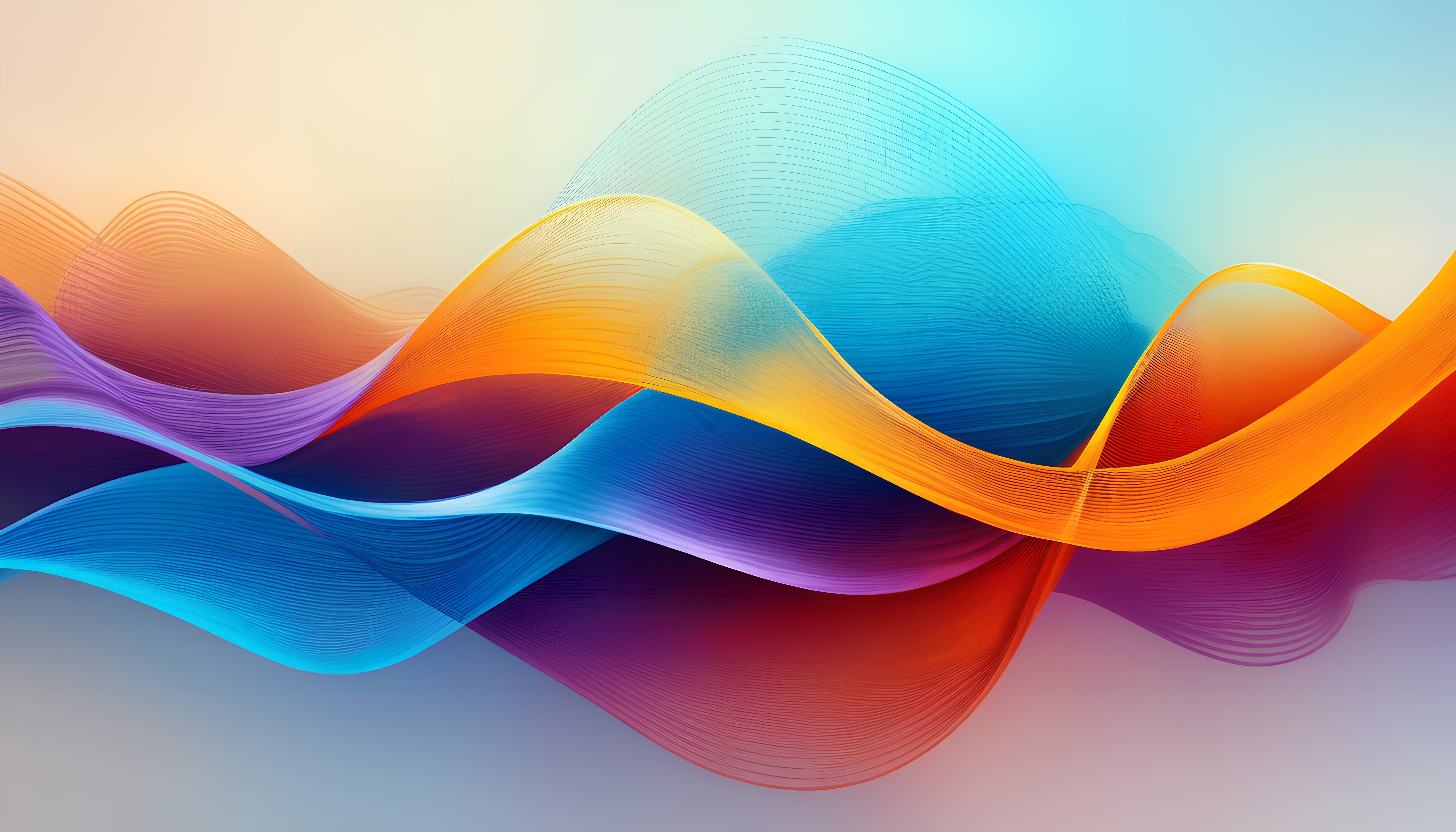 Abstract music artwork swirling patterns wallpaper